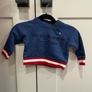 Burberry sweatshirt (9 month)